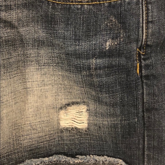 Garage distressed, cutoff, jean shorts, size 13. - Picture 5 of 8